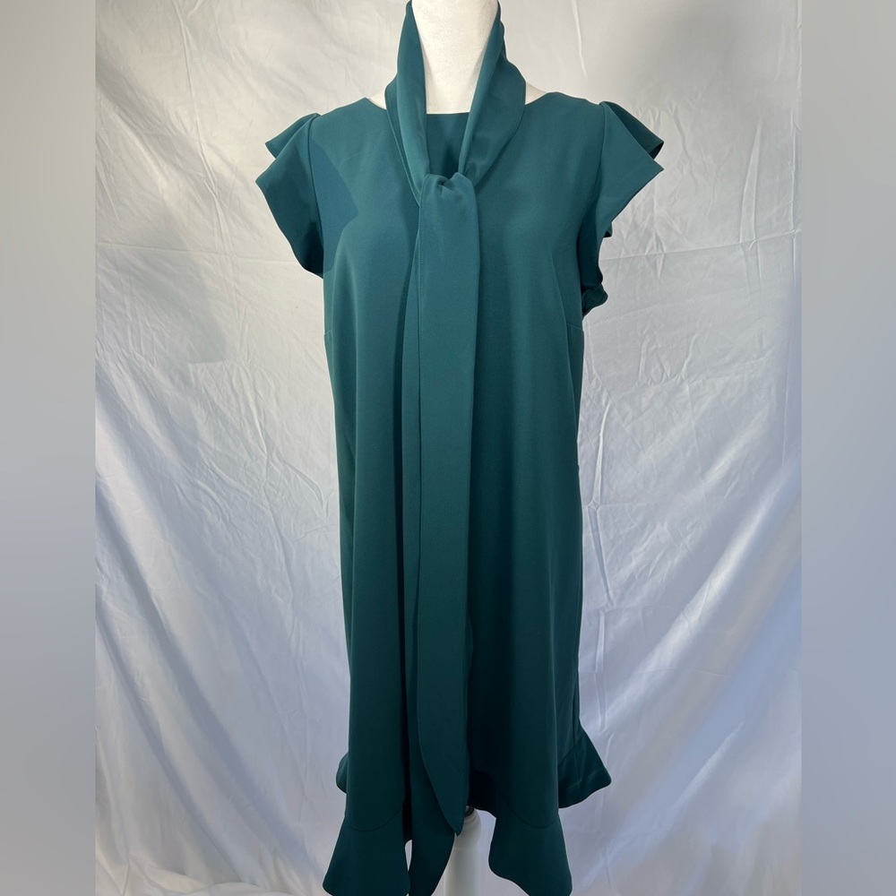 LOFT Teal Midi Dress - Picture 4 of 7